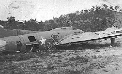 crashed American plane in the Pacific